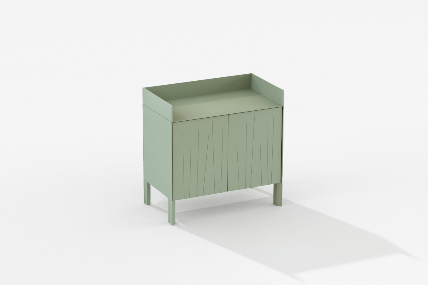 Ninfea Sideboard mit erhöhtem Rand