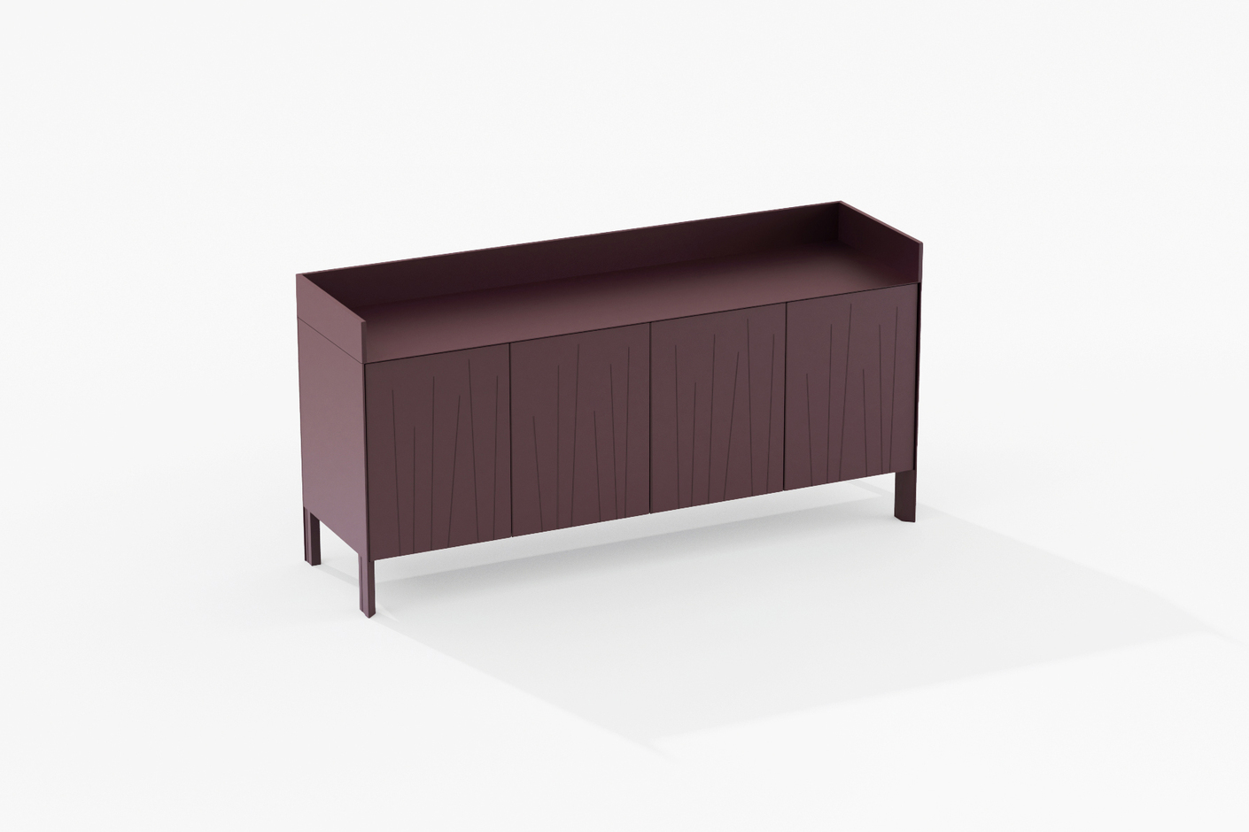 Ninfea Sideboard mit erhöhtem Rand
