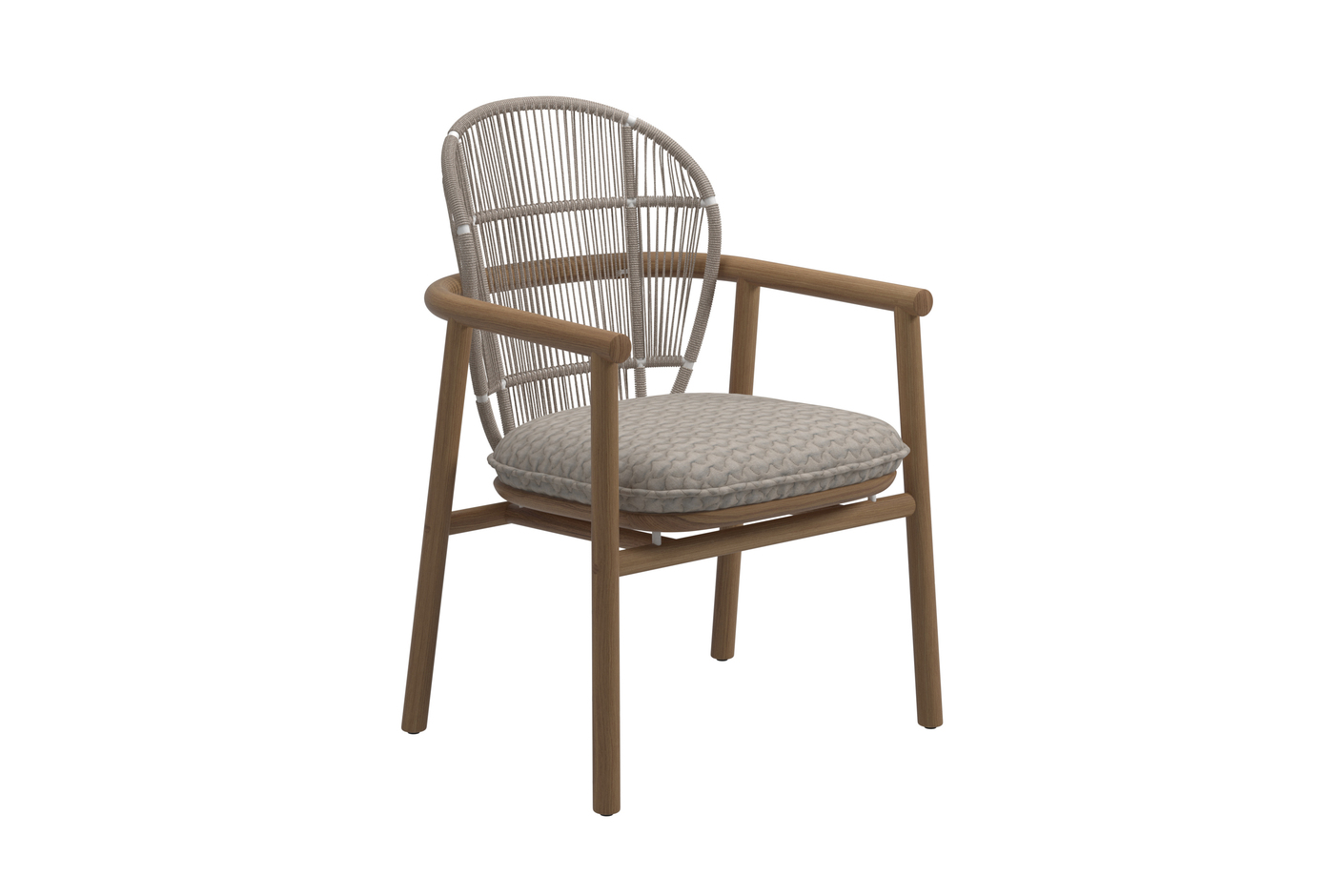 Fern Dining Chair with Arms Dune Wave Buff