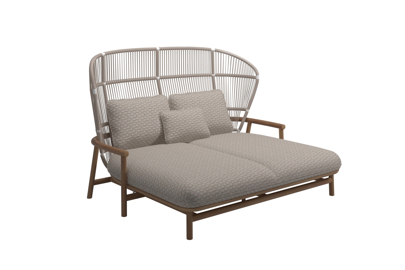 Fern High Back Daybed Dune Wave Buff