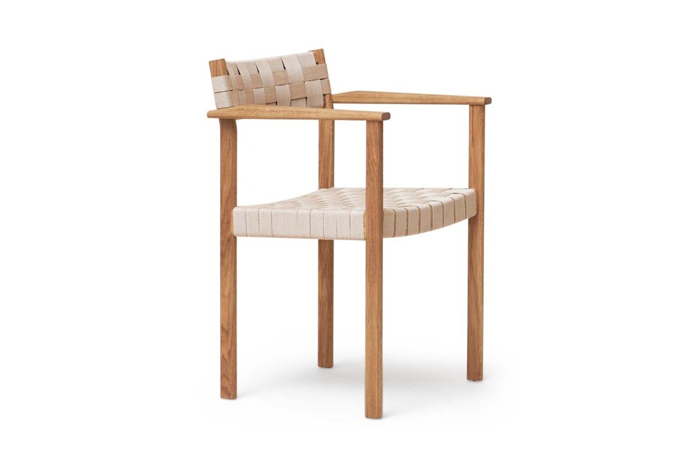 Form and Refine motif arm chair oiled oak perspective