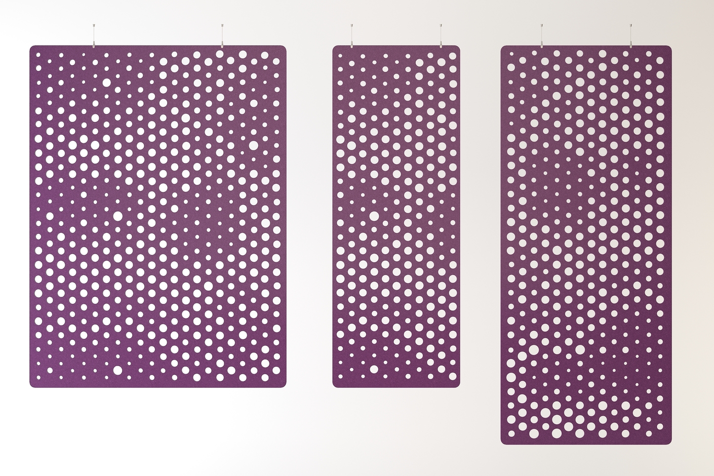 Hängender Raumtrenner Gradient