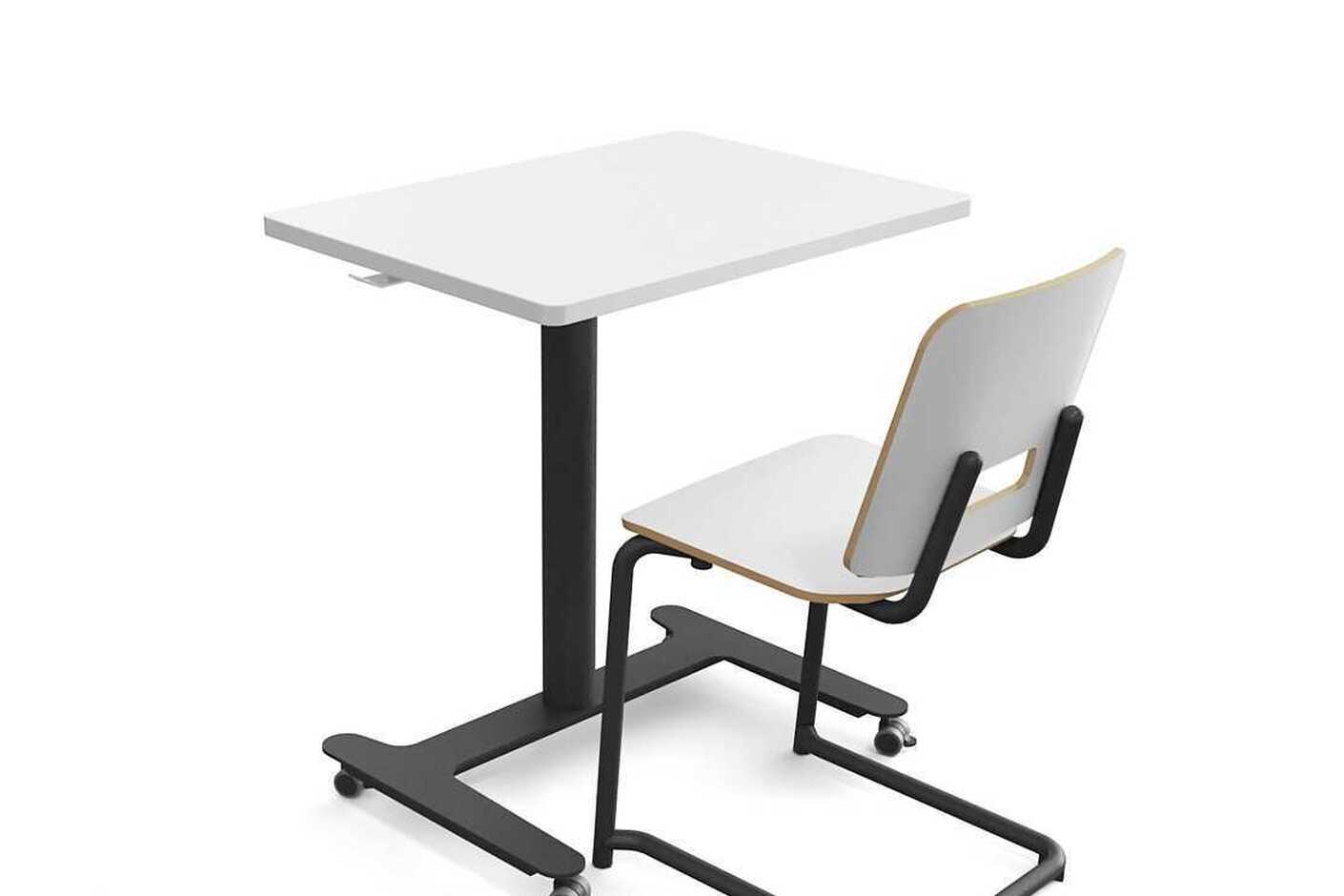 Jojo sit and stand table with H-base