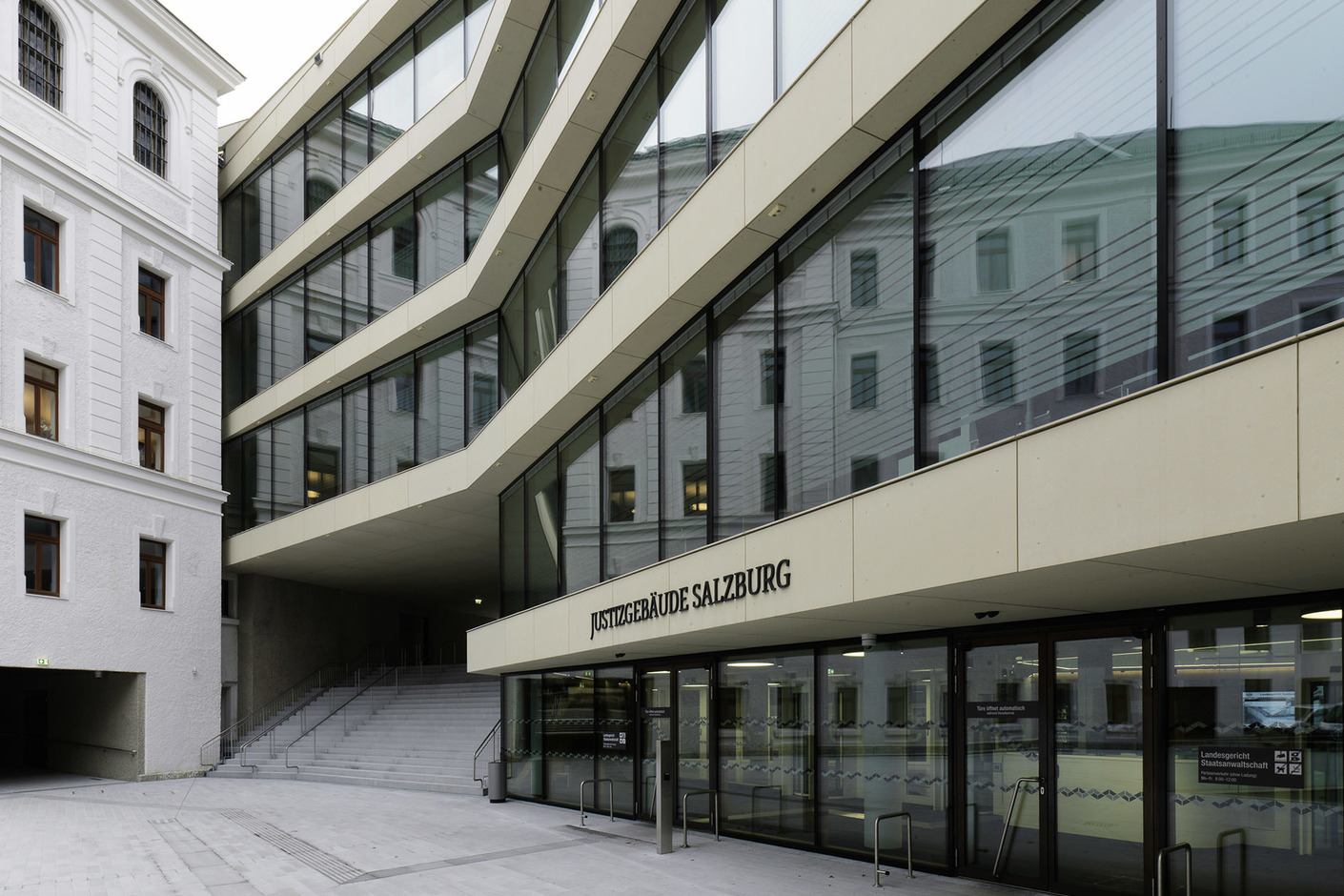 concrete skin, Salzburg courthouse