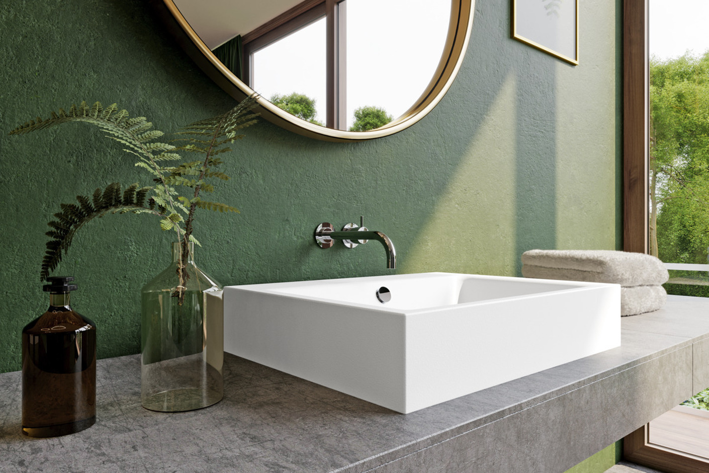 PURO countertop washbasin (rim height 120mm)