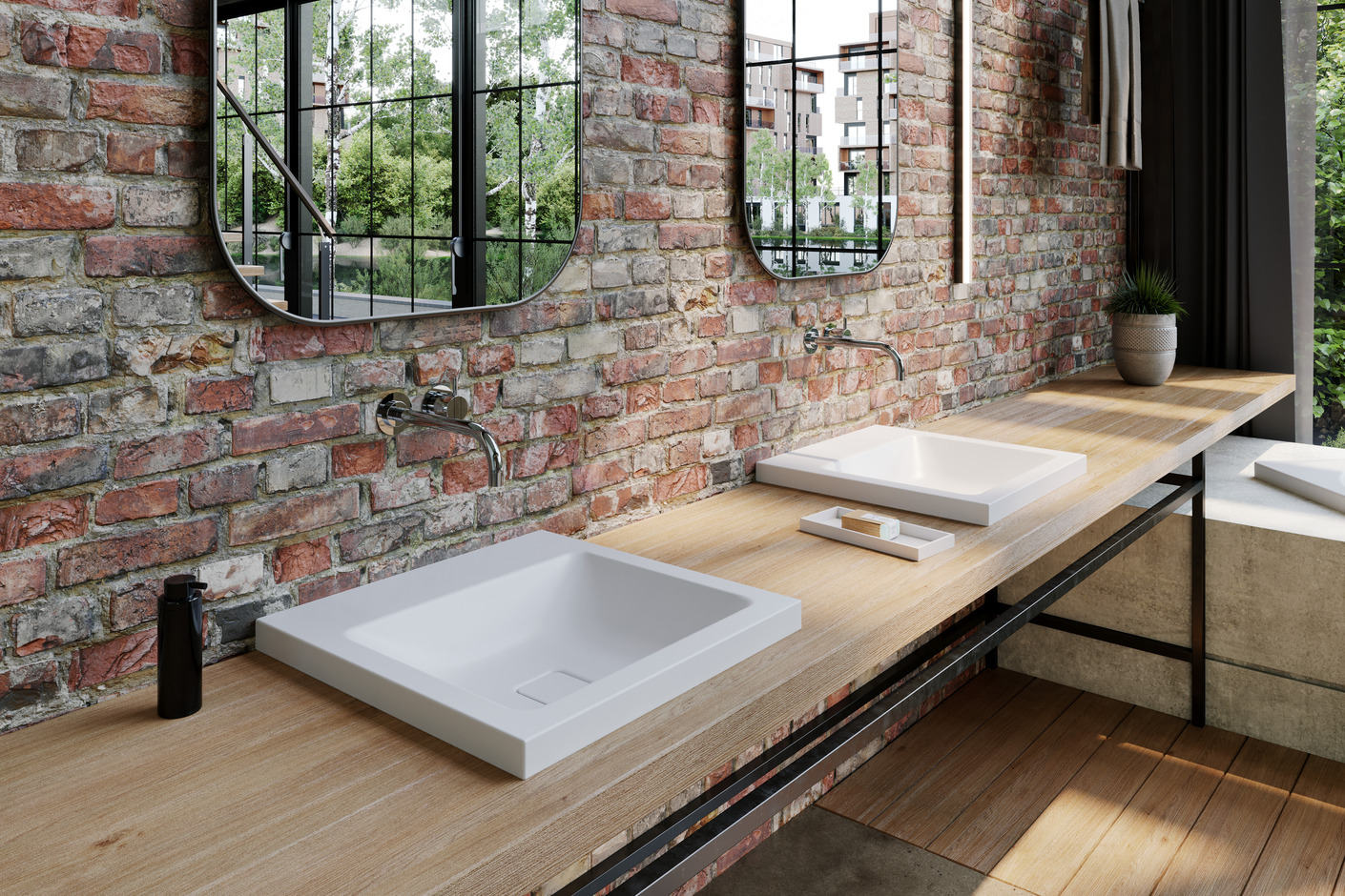 CONO Aufsatzwaschtisch (Randhöhe 40mm)