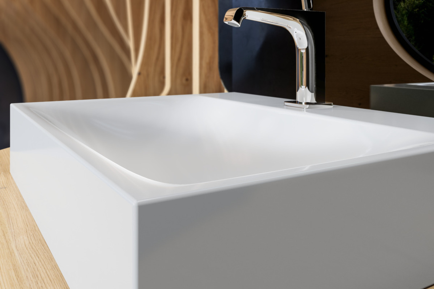 SILENIO Aufsatzwaschtisch (Randhöhe 120mm)