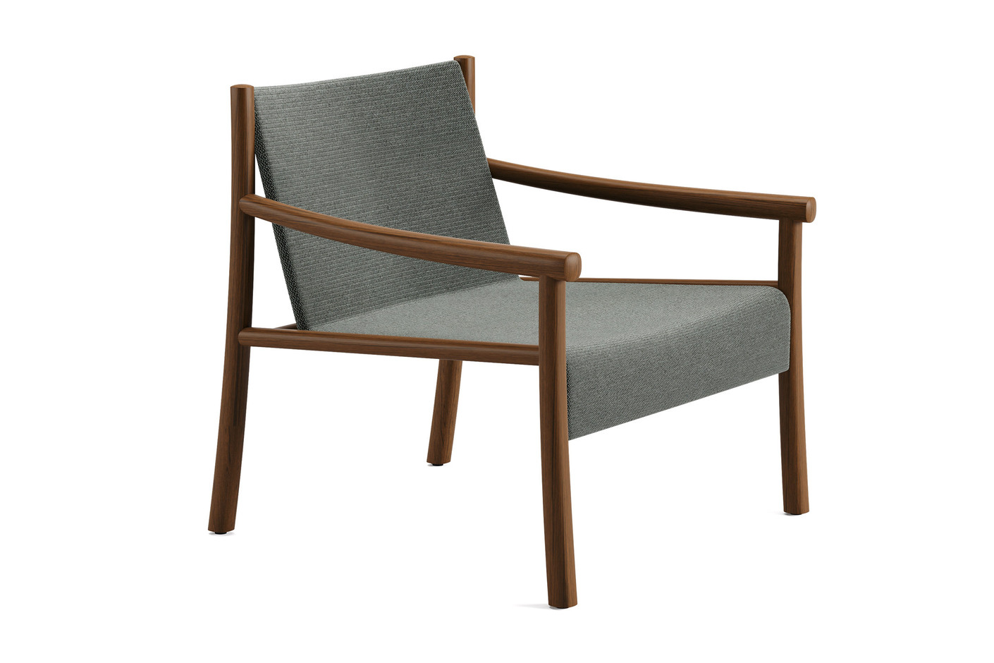 Kata - Armchair 4 wood legs Outdoor