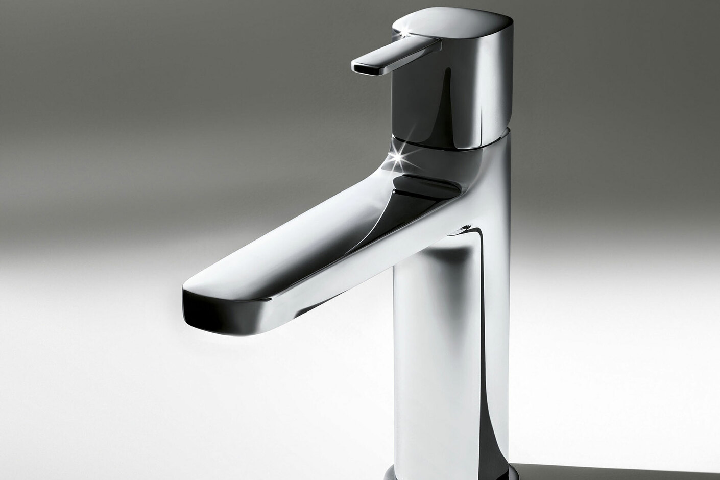 LAMÉ Single-hole washbasin mixer