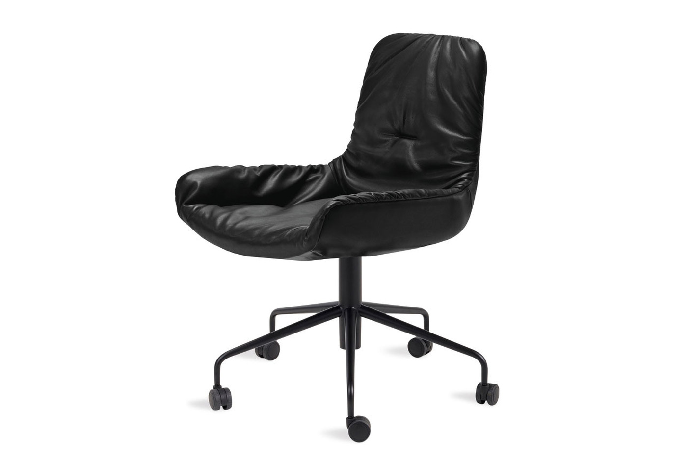 Leya Armchair Low mit Rollen und höhenverstellbar