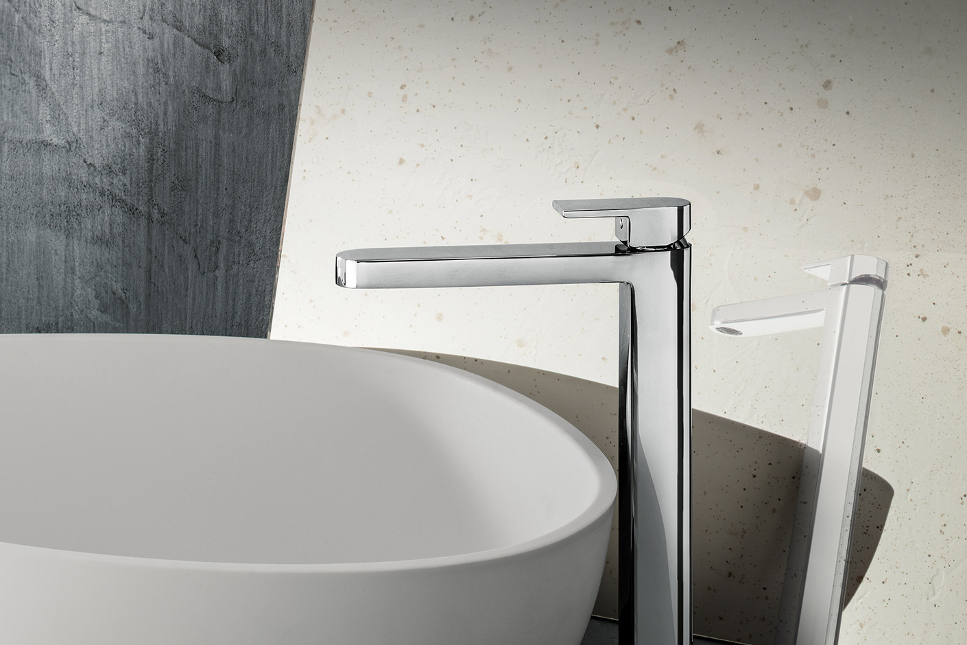 Mare Single-hole high washbasin mixer