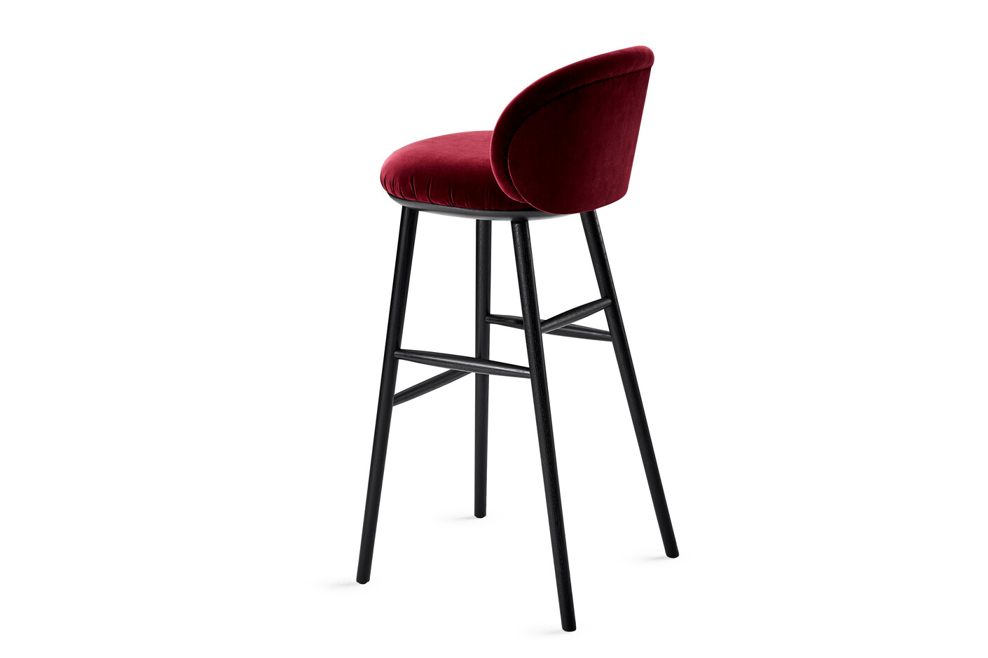 Ona Bar Stool with wooden frame