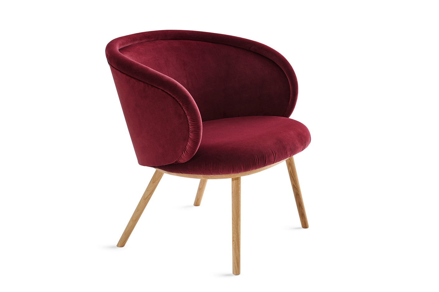 Ona Cocktail Armchair mit Holzgestell