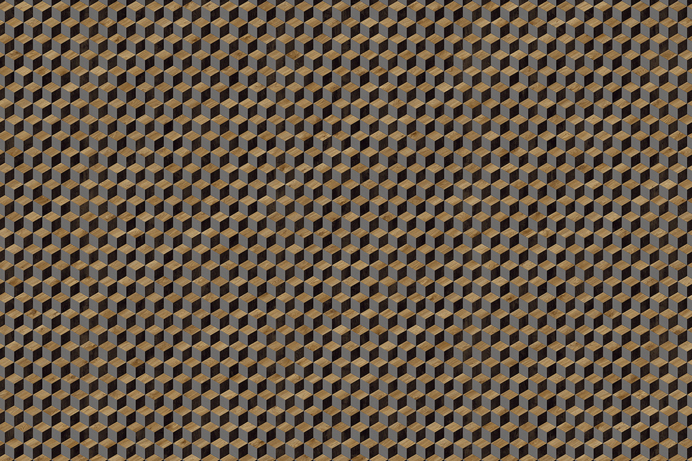 Pattern 271 Diamond 3 D Cubes Country Oak 991 Sierra Oak 346 Desert Crayola 696
