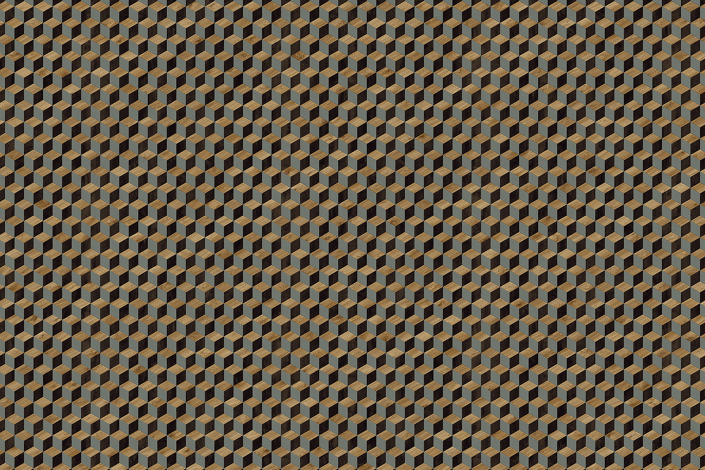 Pattern 272 Diamond 3 D Cubes Country Oak 991 Sierra Oak 346 Desert Crayola 772