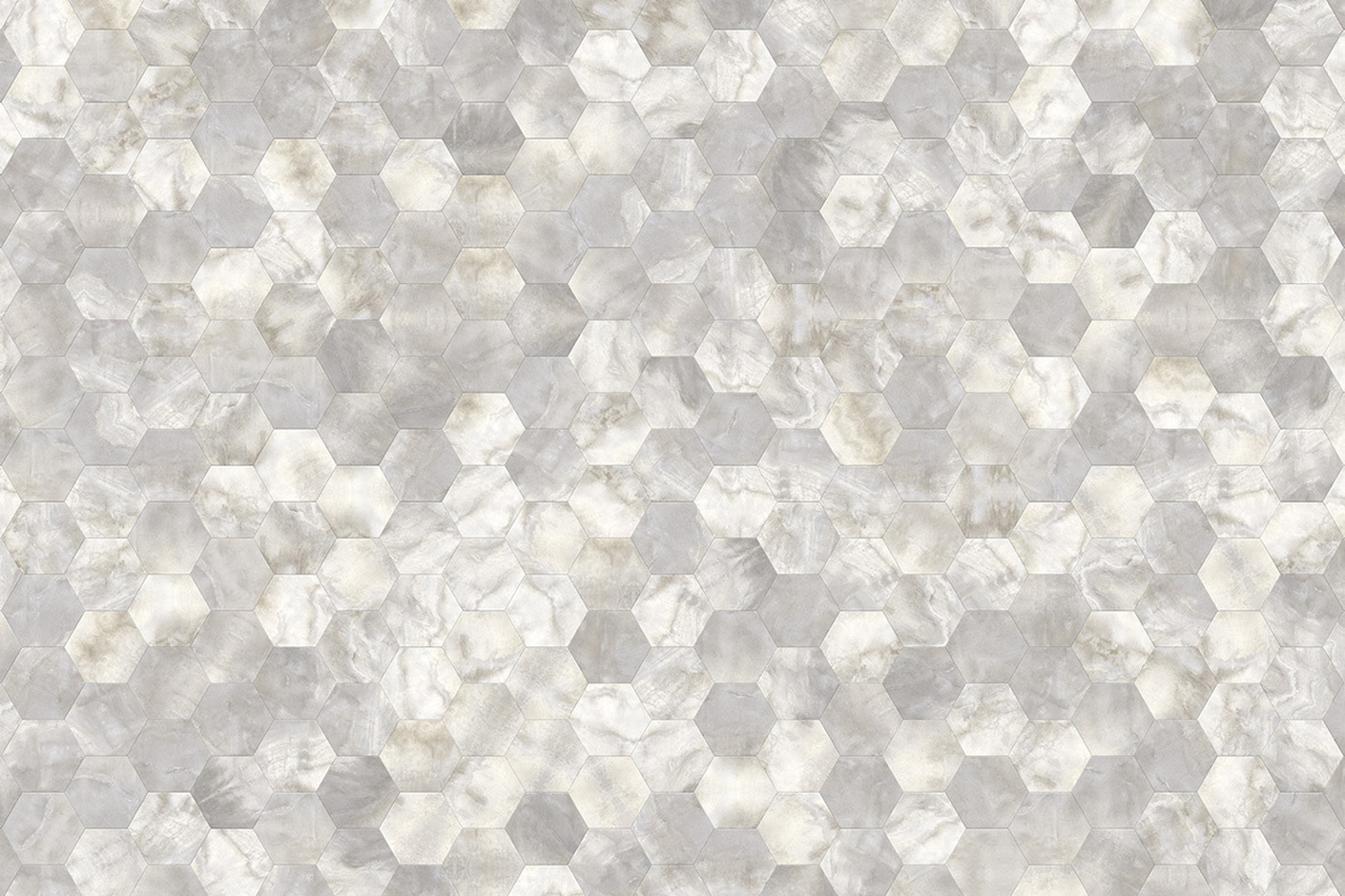 Pattern 293 Big Hexagon Cloud Stone 134