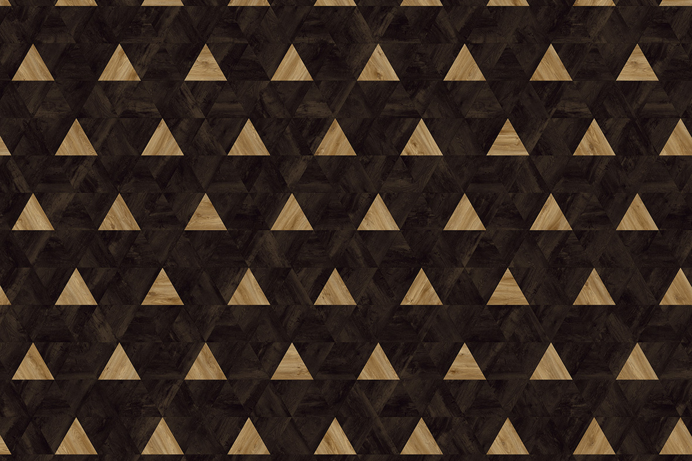 Pattern 361 Triangles Dots Sierra Oak 346 and Country Oak 991
