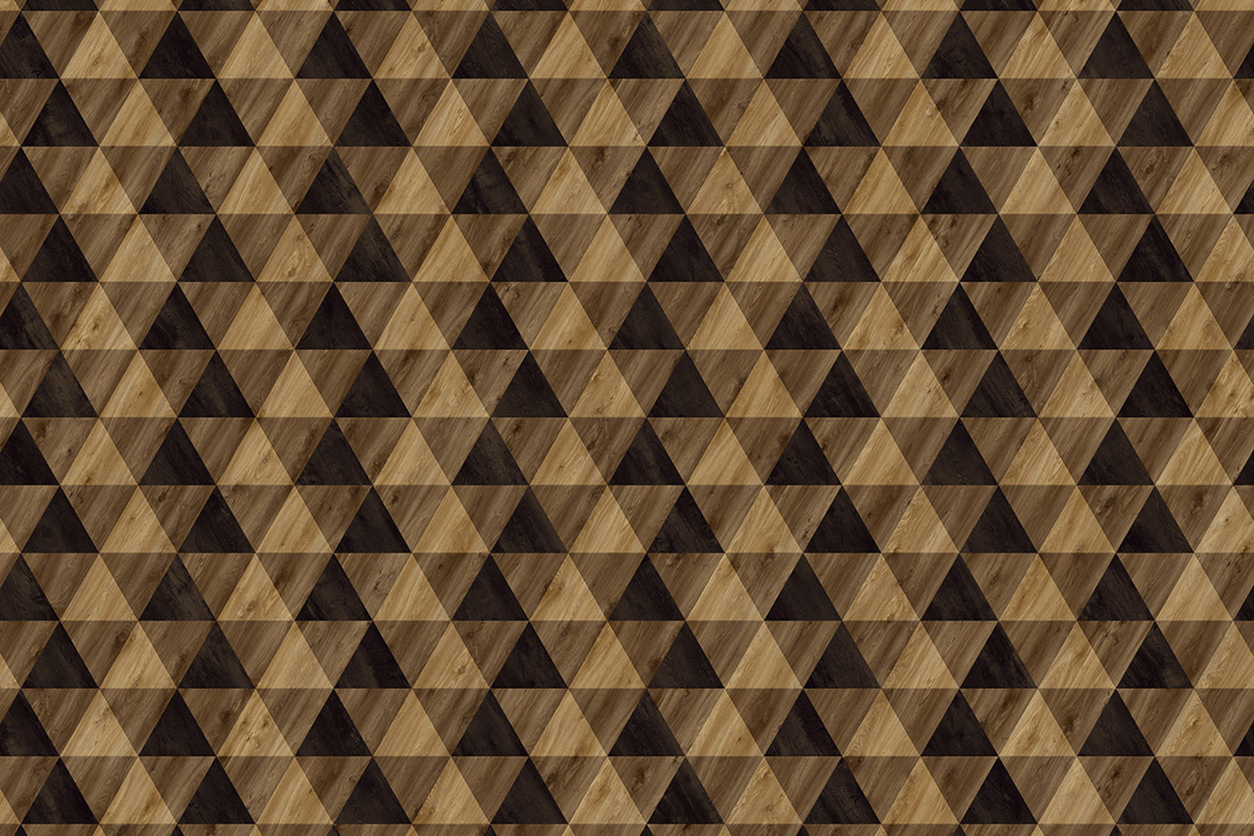Pattern 362 Triangles Luxury Sierra Oak 346 and 876 Country Oak 991