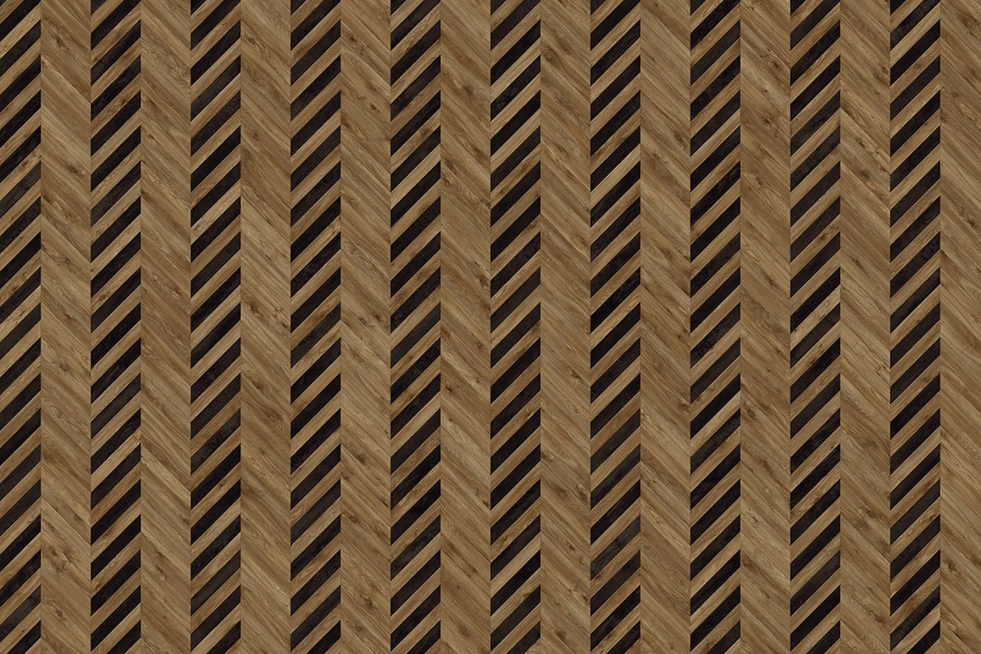 Pattern 419 Chevron Dash Colour Graded Sierra Oak 346 Country Oak 991