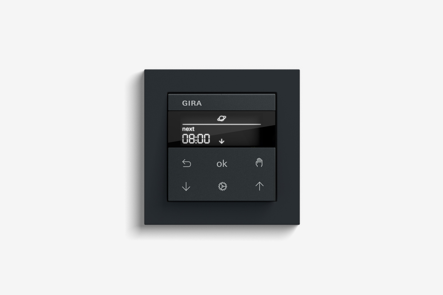System 3000 Jalousie- und Schaltuhr Display, Anthrazit (mit E2)