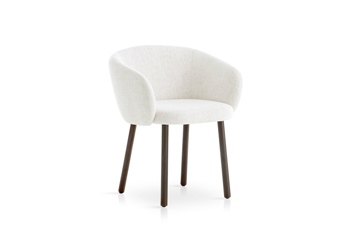 Huma upholstered dining armchair with metal legs T071 M