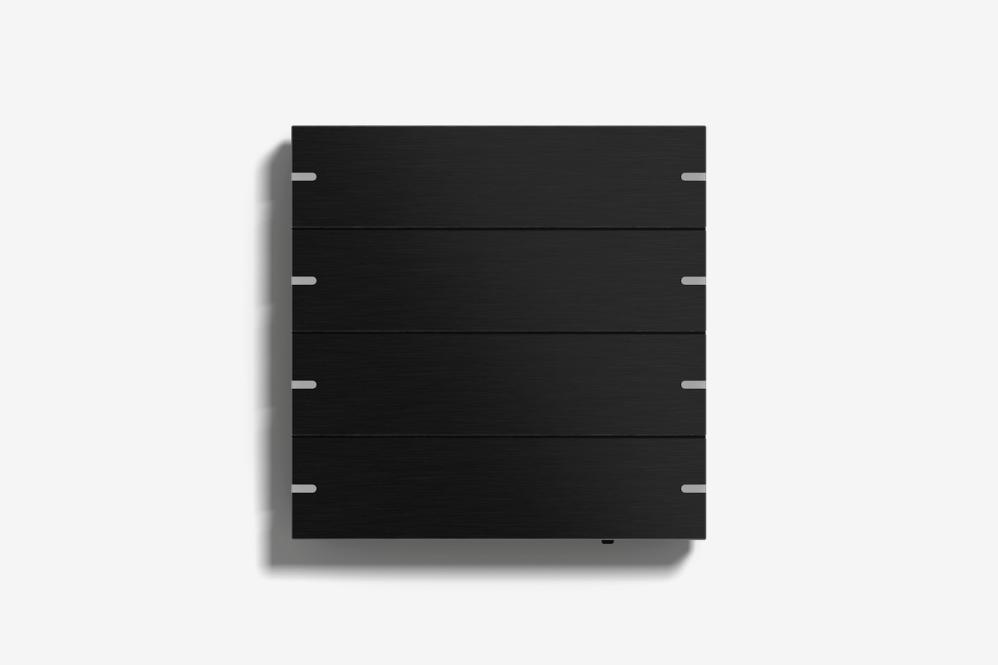 Pushbutton sensor 4 black aluminium
