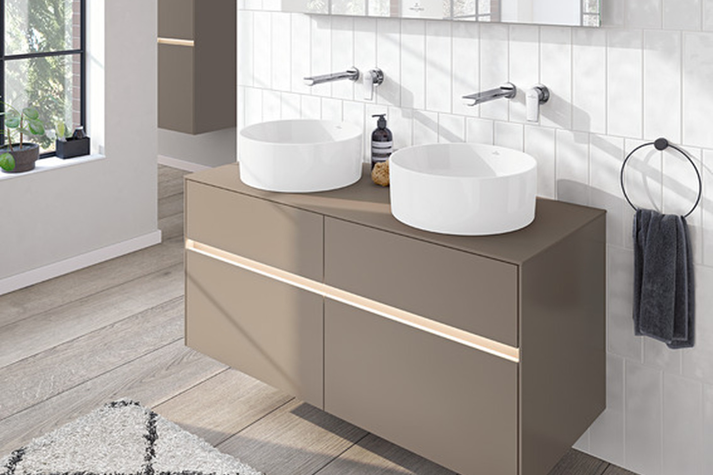 Collaro Surface-mounted washbasins