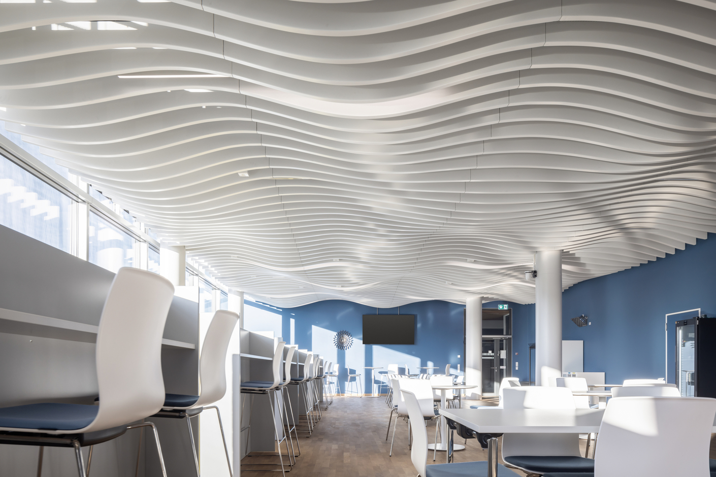 Baffle ceiling