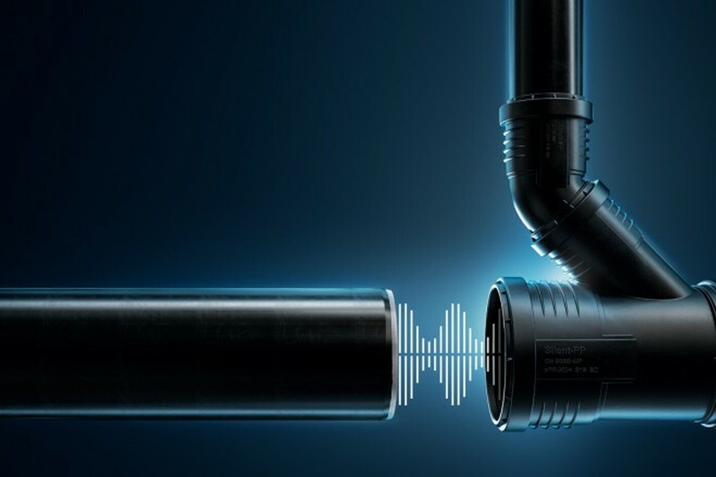 Drainage push fit system Silent-PP