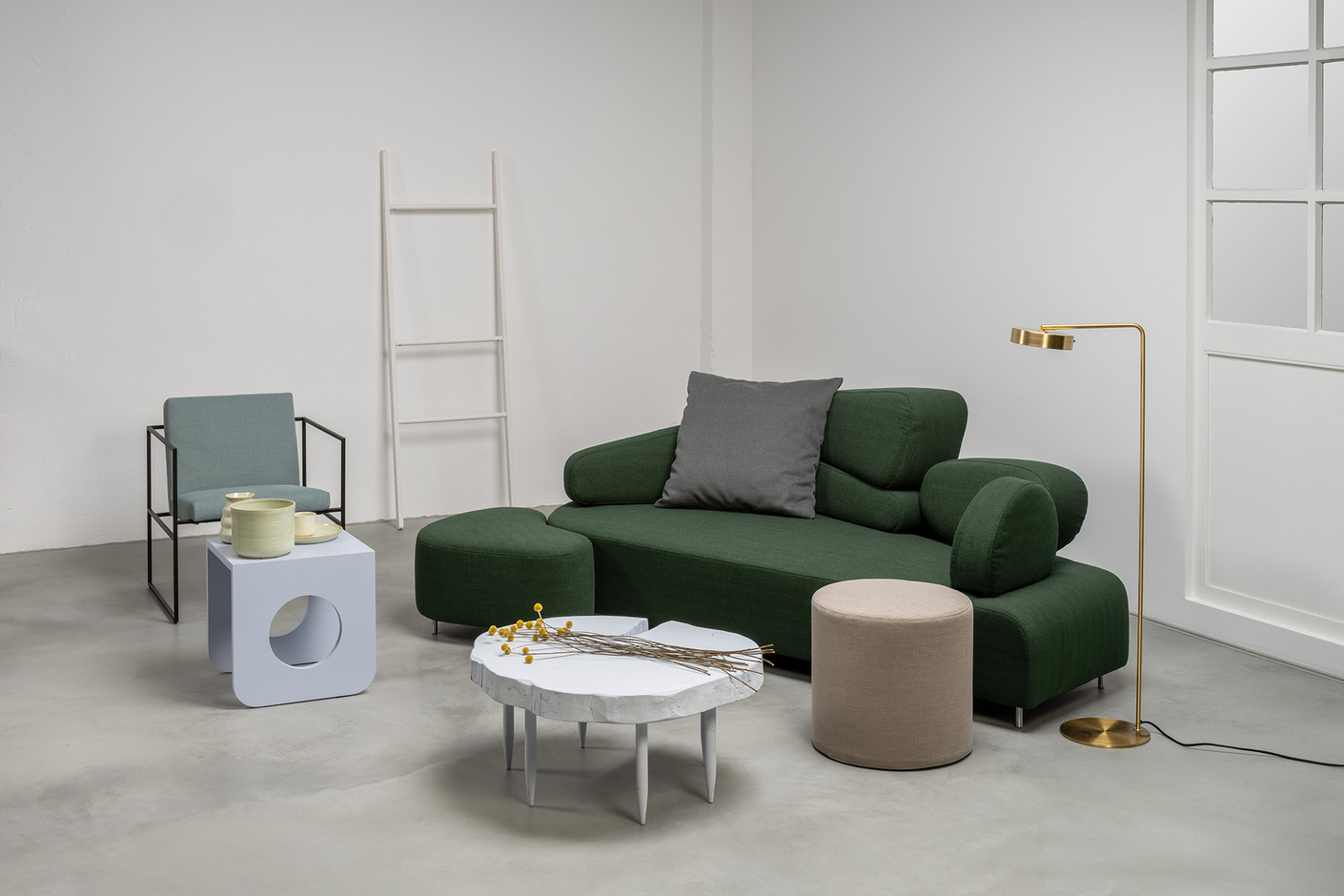 Mosspink sofa
