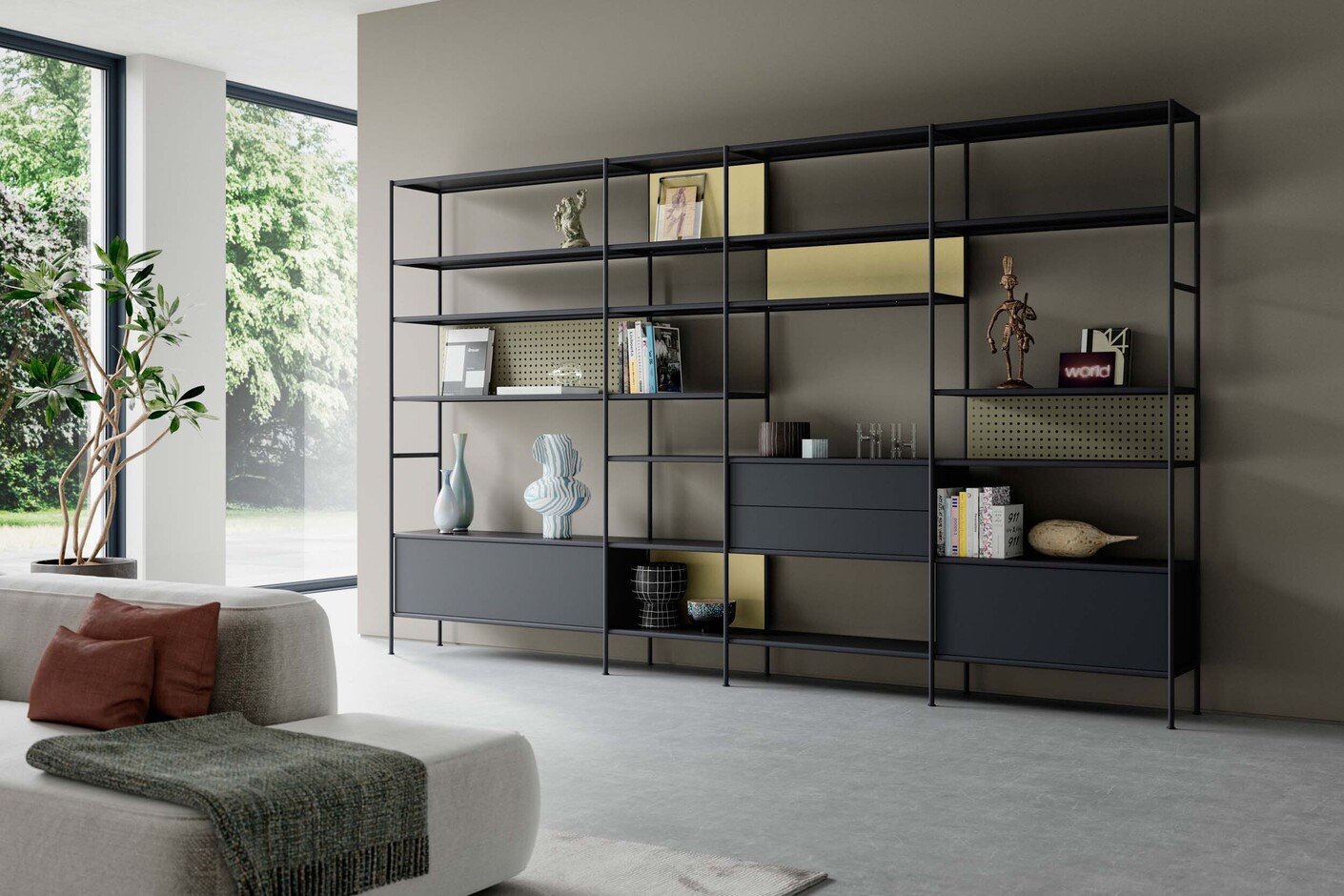 MATCH modular shelving system