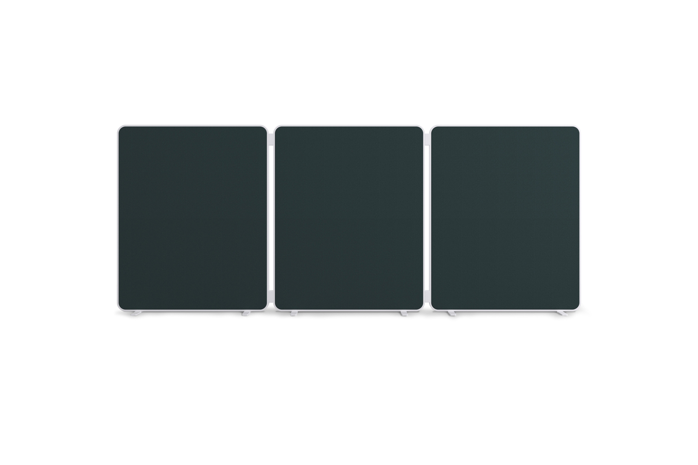 Screen Trennwand mit Stoffbezug