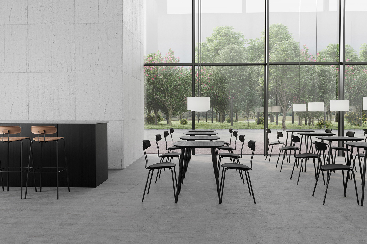 OKITO PLY BAR - Wooden seat