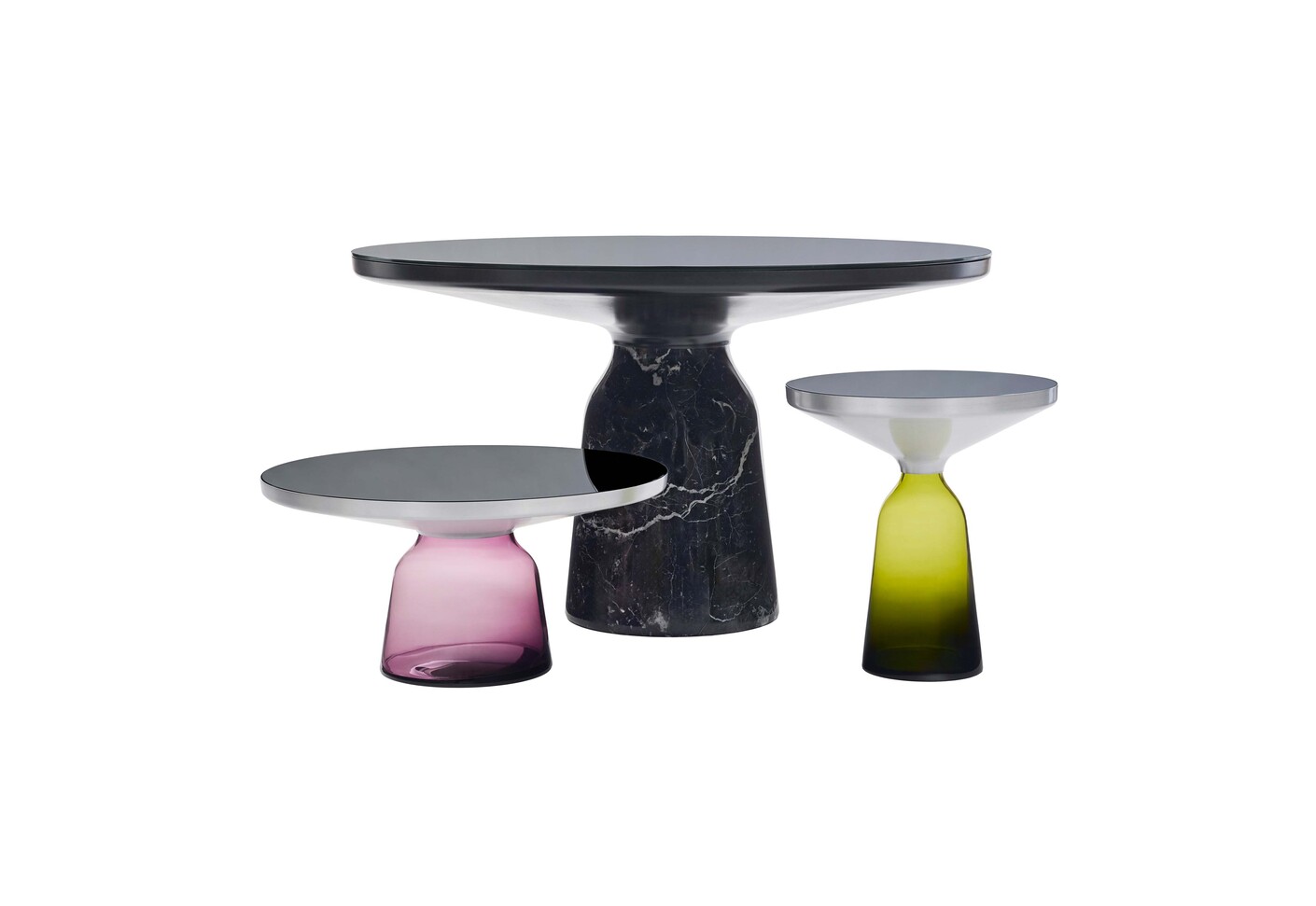 Bell tables aluminium by ClassiCon | Stylepark