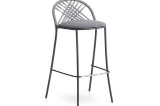Petale Barhocker mit Seil, Rautenmuster C099 TA  von  Expormim
