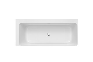 Ona Badewanne, Eckmodell links, aus Stonex®, mit Schürze, mit Überlaufspalt, inkl. Klick-Klack Ablaufventil  von  Roca