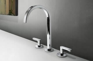 Icona Deco 3-hole washbasin mixer  by  Fantini