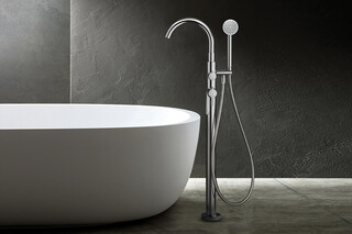 Icona Classic Floor-mount bathtub mixer  by  Fantini