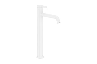 AXOR One Single lever basin mixer 260 with lever handle for wash bowls with waste set | matt white  by  AXOR