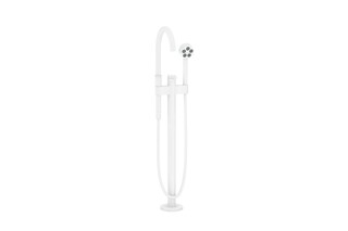 AXOR One Single lever bath mixer floor-standing | matt white  by  AXOR
