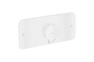 AXOR One Thermostatic module for concealed installation for 2 functions | matt white  by  AXOR