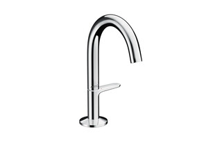 AXOR One Basin mixer Select 140 with push-open waste set Chrome  by  AXOR