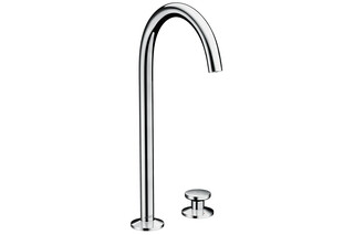 AXOR One 2-hole basin mixer Select 260 with push-open waste set Chrome  by  AXOR