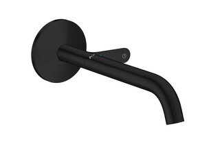 AXOR One Basin mixer for concealed installation wall-mounted Select with spout 220 mm Matt Black  by  AXOR