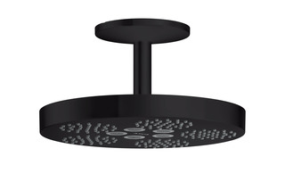 AXOR One Overhead shower 280 1jet with ceiling connection Matt Black  by  AXOR