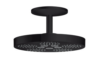 AXOR One Overhead shower 280 2jet with ceiling connection Matt Black  by  AXOR
