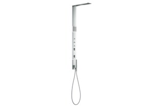 AXOR ShowerCompositionShower panel with thermostat, overhead shower 110/220 1jet and shoulder shower Chrome  by  AXOR
