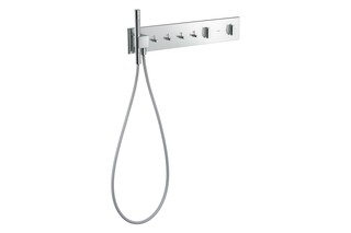 AXOR ShowerCompositionThermostatic module 610/110 for concealed installation for 4 functions Chrome  by  AXOR