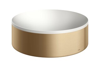 AXOR Suite Aufsatzwaschtisch 300 ohne Hahnloch und Überlauf Brushed Bronze  von  AXOR