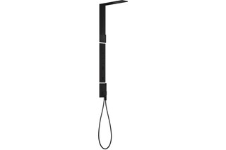 AXOR ShowerCompositionShower panel with thermostat, overhead shower 110/220 1jet and shoulder shower Matt Black  by  AXOR